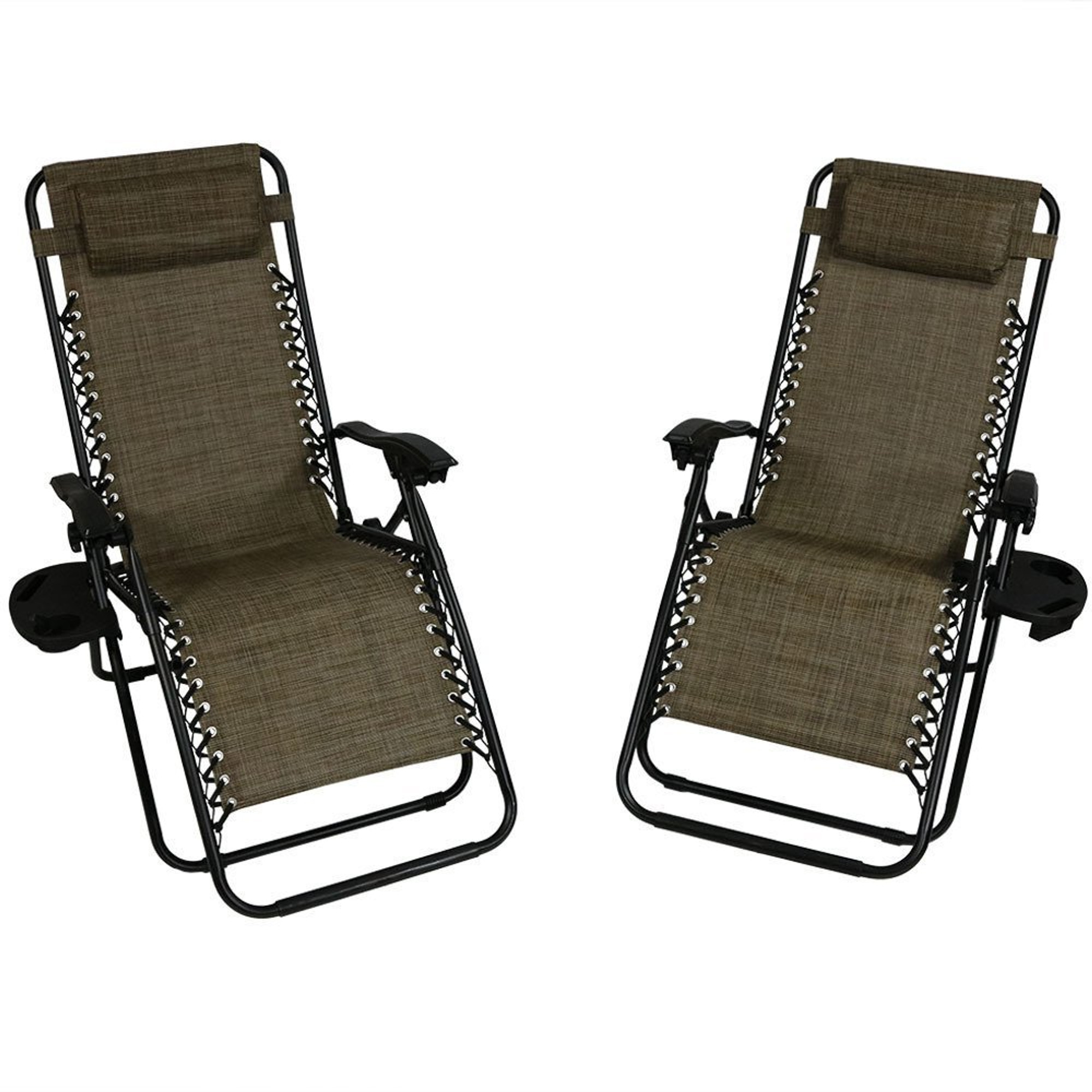 Sunnydaze Oversized Zero Gravity Chair w/ Pillow