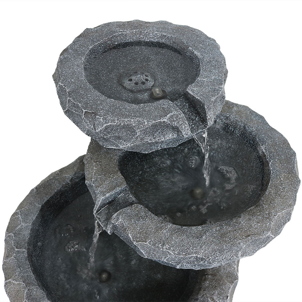 outdoor 28" raku garden fountain cracked egg water basin stone on sunnydaze raku basin outdoor fountain