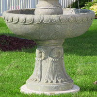 Lion Head Outdoor Water Fountain 