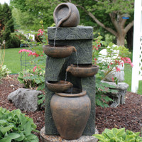 Cascading Earthenware Pottery Stream Fountain
