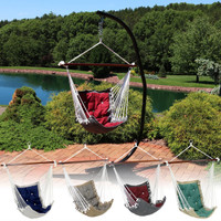 Tufted Victorian Hammock Swing and C-Stand Combo