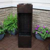 Tranquil Rain Shower Outdoor Water Fountain