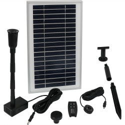 Solar Powered Water Fountain Pumps Panels And Kits