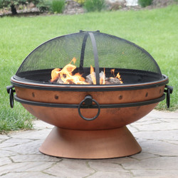 Royal Cauldron Fire Pit, Copper Look