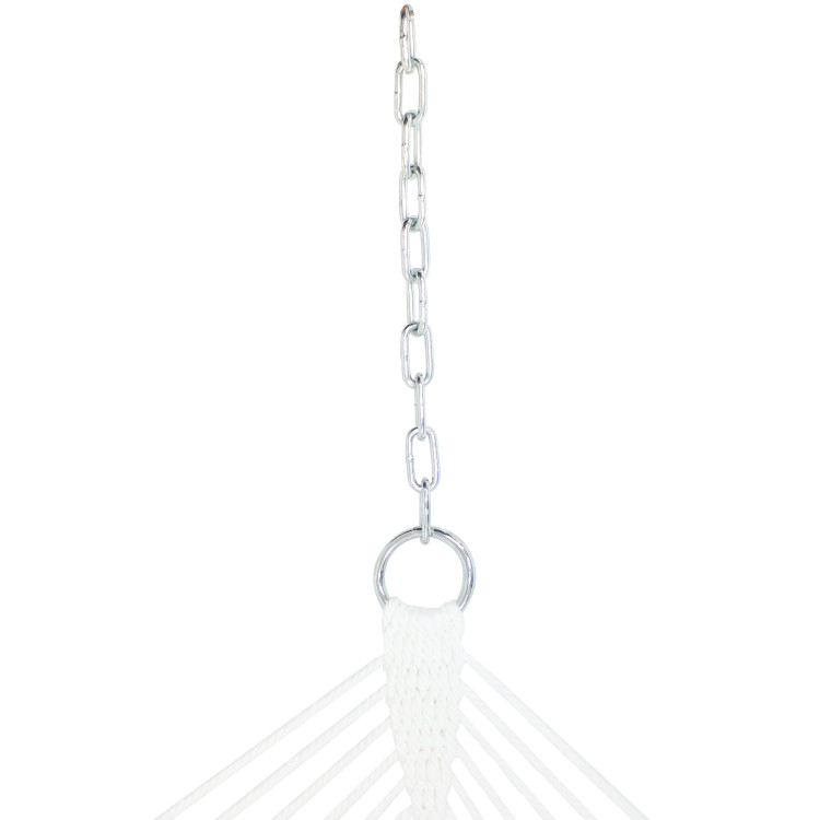 Sunnydaze 2 Person Freestanding Quilted Fabric Spreader Bar Hammock