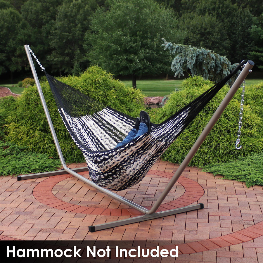 Beige Stand with Mayan Hammock (Hammock Not Included)