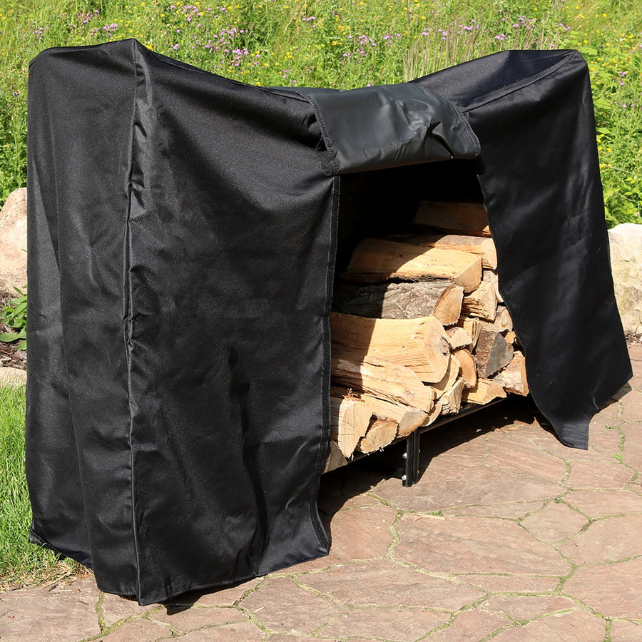 Sunnydaze Decorative Firewood Log Racks & Covers
