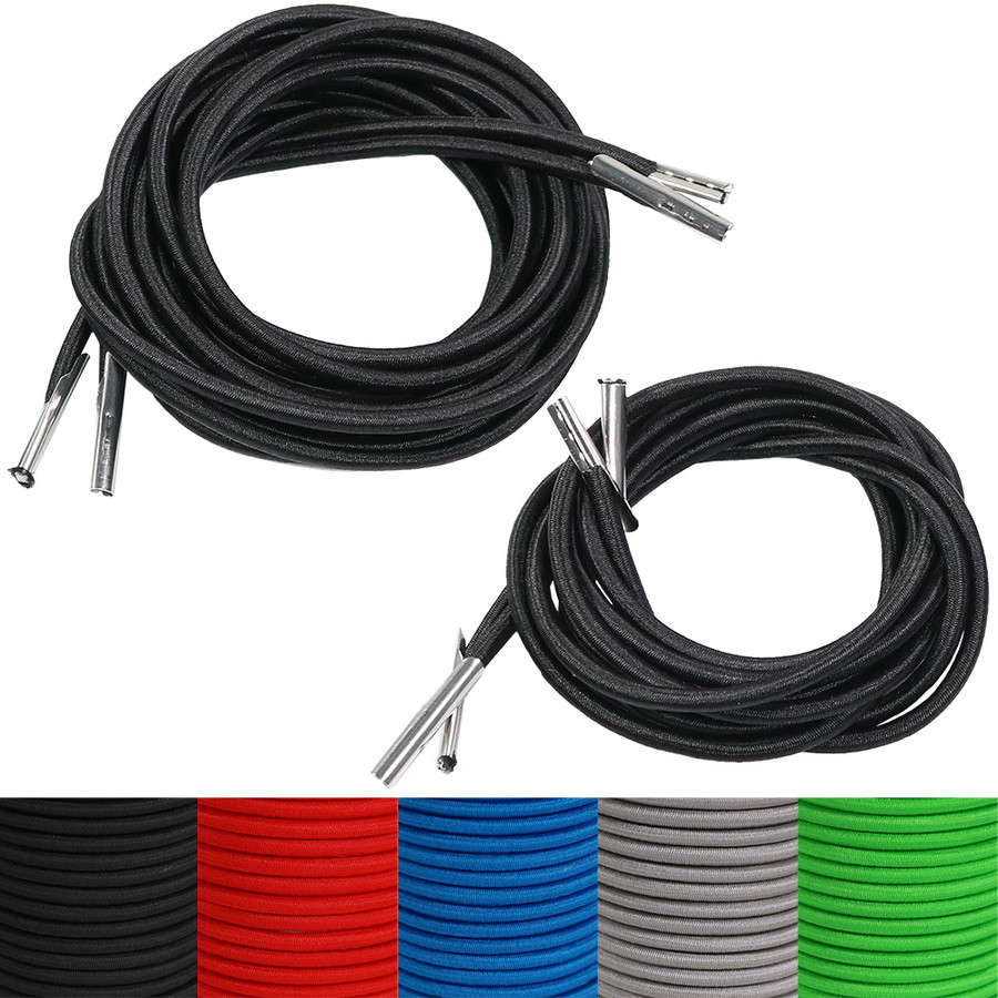 Sunnydaze Universal Replacement Bungee Cord Laces For Zero Gravity Lounge Chair Recliners Laces One Chair Contains 4 Black Strings Outdoor Living