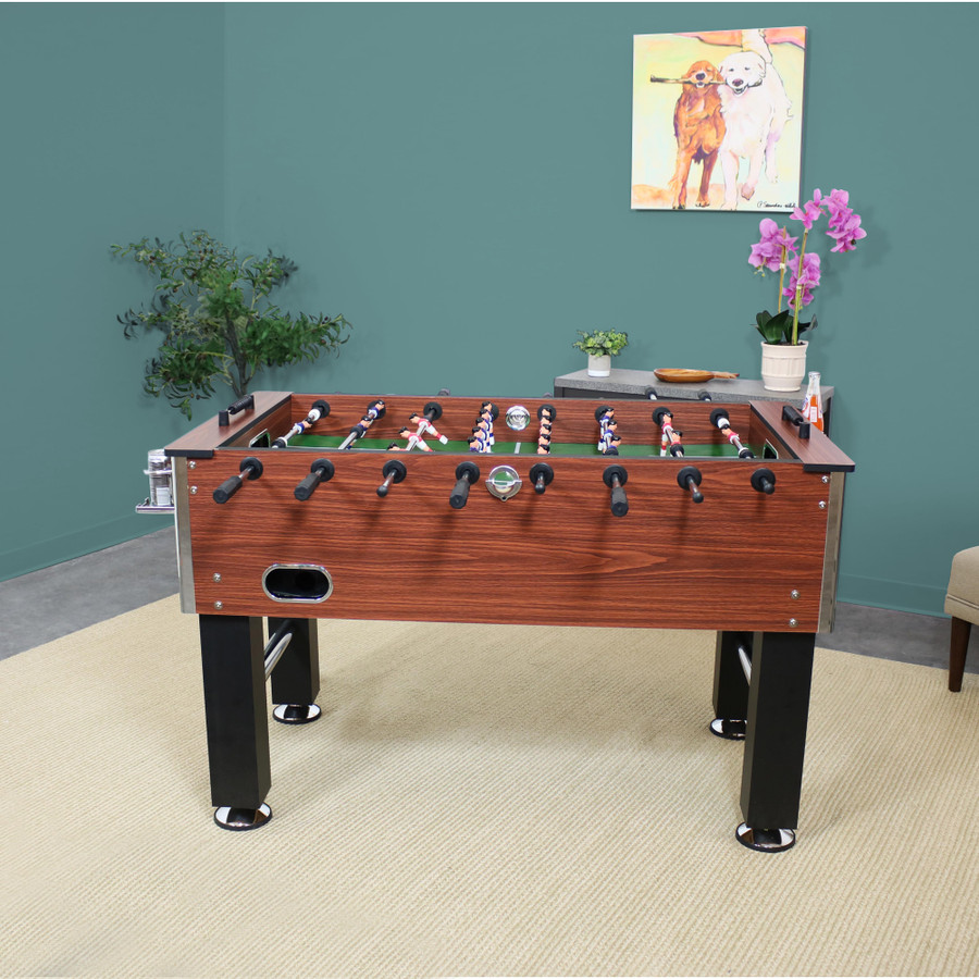 Sunnydaze 5-Foot Modern Black Foosball Game Table with ...