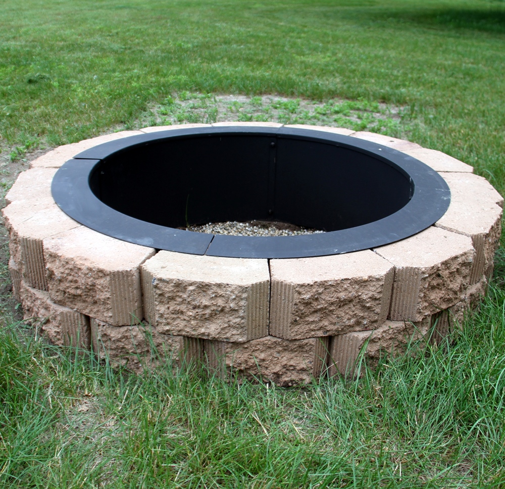 Sunnydaze Decor 27 Inch Fire Ring In Ground Fire Pit