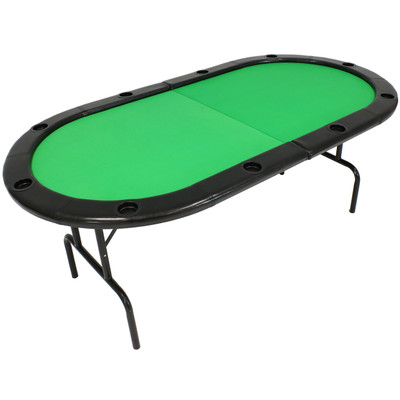 poker table oval