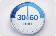 Wear the trays for 30 to 60 minutes per day