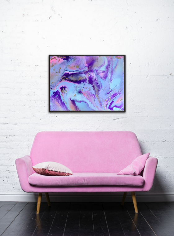 "Purple Haze" - abstract art
