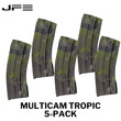5-Pack Multicam Tropic CPD/DURAMAG AR15/M4 Aluminum Magazines 5-Pack Multicam Tropic CPD/DURAMAG AR15/M4 Aluminum Magazines