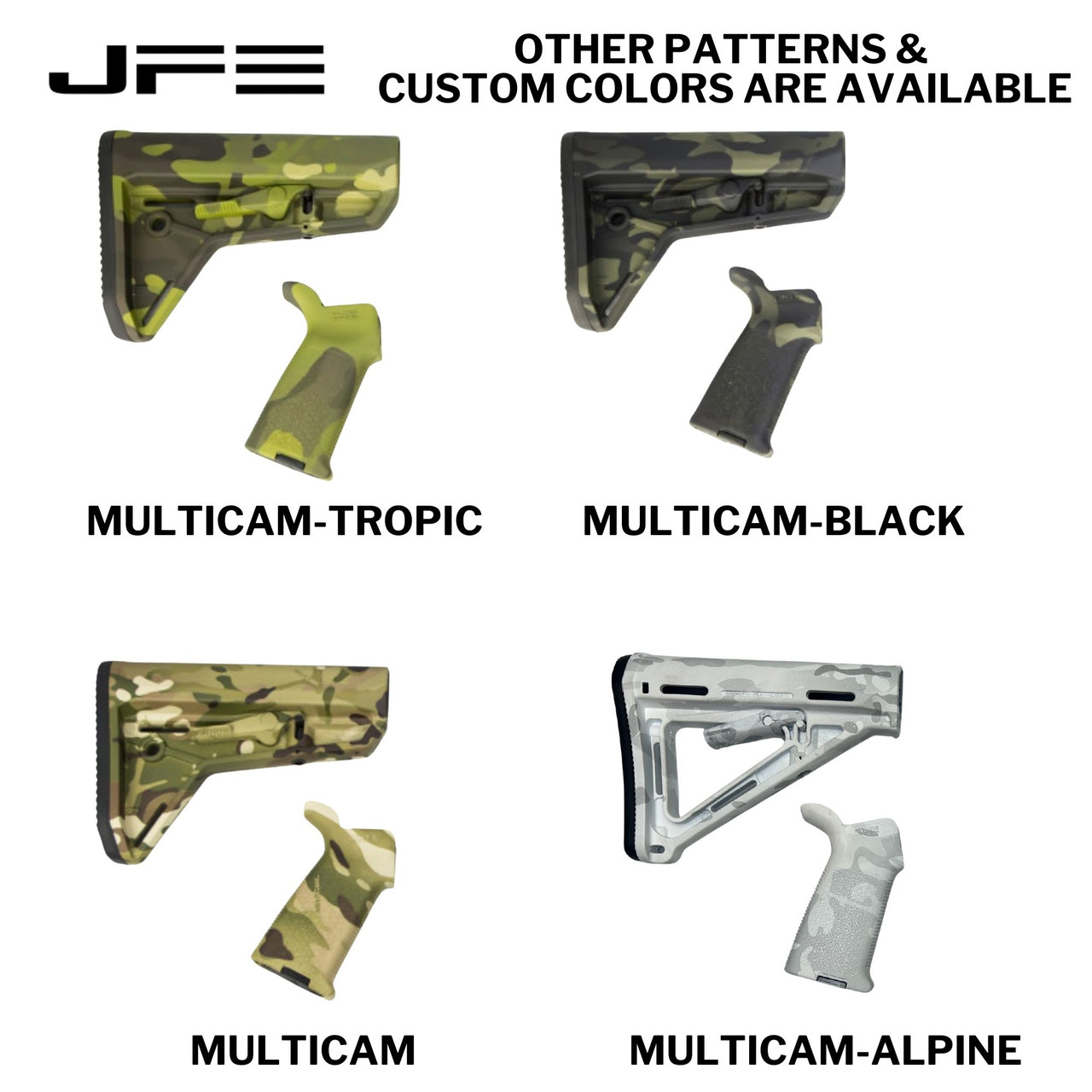 Custom Stock & Grip MAGPUL Multicam AR-15 Furniture Kit at Joint