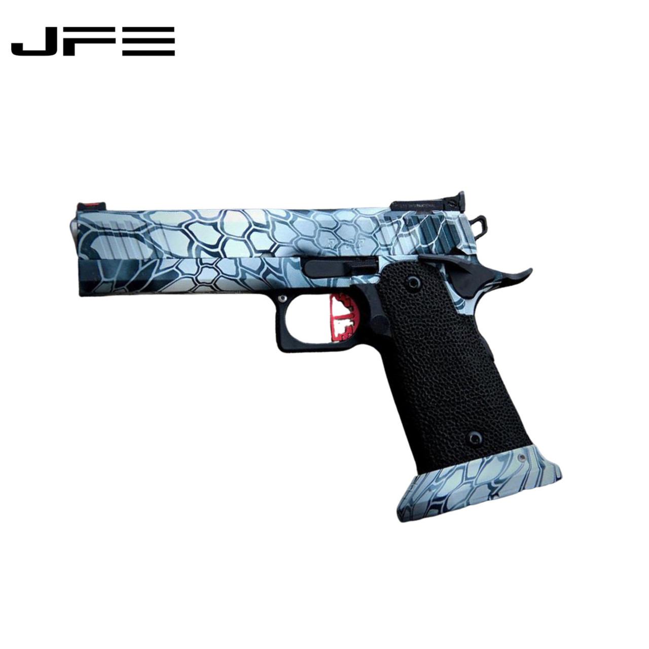 Complete Semi Auto Metal Frame Pistol with Removable Grips Custom