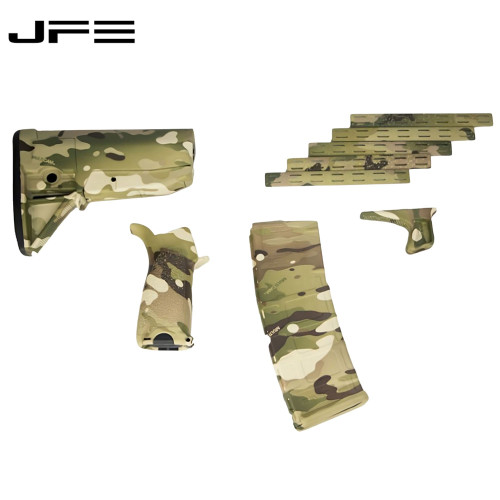 Set Cubiertos camping Multicam Verde