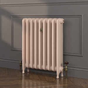 CI-MR740-FARROW-BALL-HERITAGE-PAINT-FINISH-SETTING-PLASTER-231-LS00 - Minster 1 Column Cast Iron Radiator H740mm x W228mm