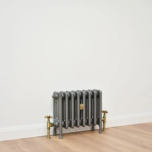 CI-CLA353-LS01 - Classic 4 Column Cast Iron Radiator H353mm x W174mm