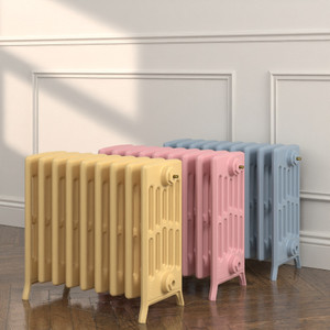 CI-NE485-6-D-003-004 - Georgian 6 Column Cast Iron Radiator H505mm x W208mm