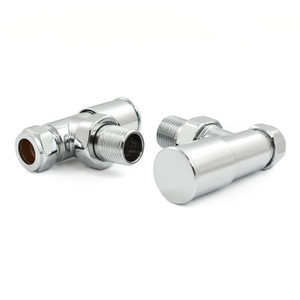 M-MAN-006-AG-C-ALT00 - Marvine Modern Manual Angled Chrome Radiator Valves