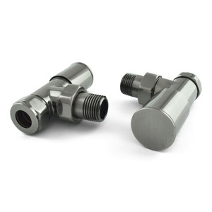 M-MAN-006-AG-BL-ALT00 - Marvine Modern Manual Angled Black Nickel Radiator Valves