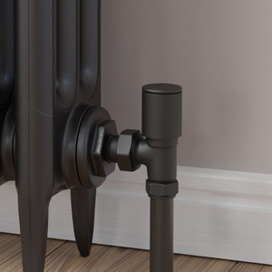 M-MAN-006-AG-A-CU00 - Marvine Modern Manual Angled Anthracite Radiator Valves