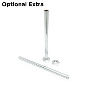 OE-A-PIP-501-300-C - Boxer Modern Manual Angled Chrome Radiator Valves
