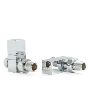 M-MAN-014-ST-C-ALT00 - Boxer Modern Manual Straight Chrome Radiator Valves