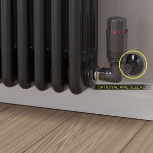 M-TRV-052-CR-A-SLEEVE-OPTION - Duran Modern TRV Corner Anthracite Thermostatic Radiator Valves