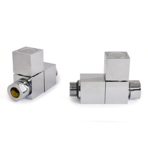 M-MAN-016-ST-C-ALT01 - Cubell Modern Manual Straight Chrome Radiator Valves