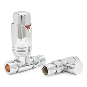 M-TRV-002-ST-C-ALT00 - Ramone Modern TRV Chrome Towel Radiator Valves