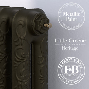 CI-CR-METALLIC-OLD-PENNY-CU00 - Cromwell 2 Column Cast Iron Radiator H580mm x W247mm