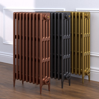 Richmond 4 Column Victorian Cast Iron Radiator H760mm x W217mm