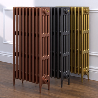 Richmond 4 Column Victorian Cast Iron Radiator H813mm x W214mm