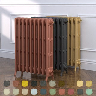 Georgian 4 Column Cast Iron Radiator H760mm x W208mm