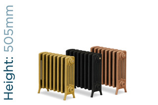 Georgian 4 Column Cast Iron Radiator H505mm x W208mm