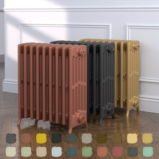 Georgian 6 Column Cast Iron Radiator H660mm x W208mm
