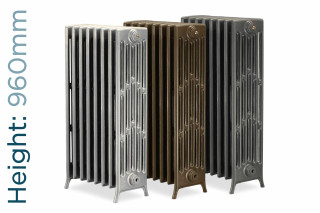 Georgian 6 Column Cast Iron Radiator H960mm x W208mm