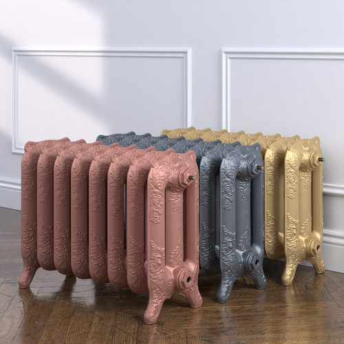 CI-RO470-ALT00 - Rochester 3 Column Cast Iron Radiator H470mm x W2389mm