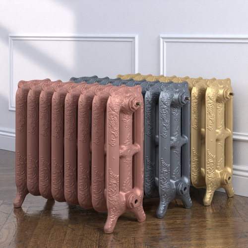 CI-RO570-ALT00 - Rochester 3 Column Cast Iron Radiator H570mm x W276mm