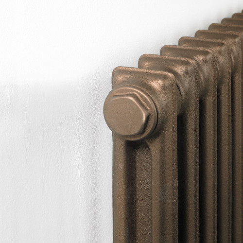 CI-RG-2-CU00 - Royal Georgian 2 Column Cast Iron Radiator H490mm x W2186mm