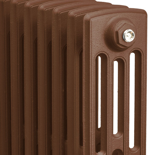 CI-RG660-4-CU00 - Royal Georgian 4 Column Cast Iron Radiator H660mm x W1346mm