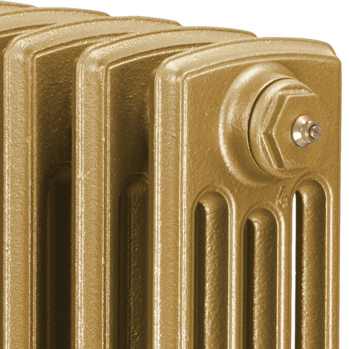 CI-NE475-4-CU00 - Georgian 4 Column Cast Iron Radiator H505mm x W2336mm