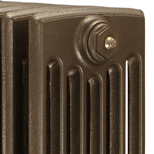 CI-NE485-6-CU00 - Georgian 6 Column Cast Iron Radiator H505mm x W208mm