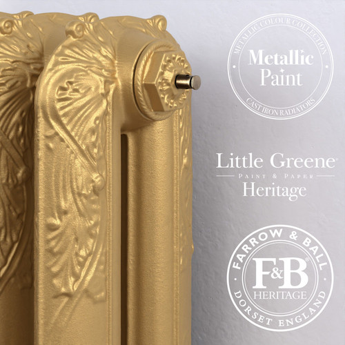 CI-CH460-CU00 - Chester 2 Column Cast Iron Radiator H460mm x W320mm