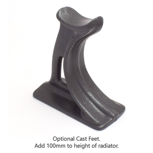 NF-CF-A - Classic Anthracite Cast Feet 1-20 Sections (2 Feet)