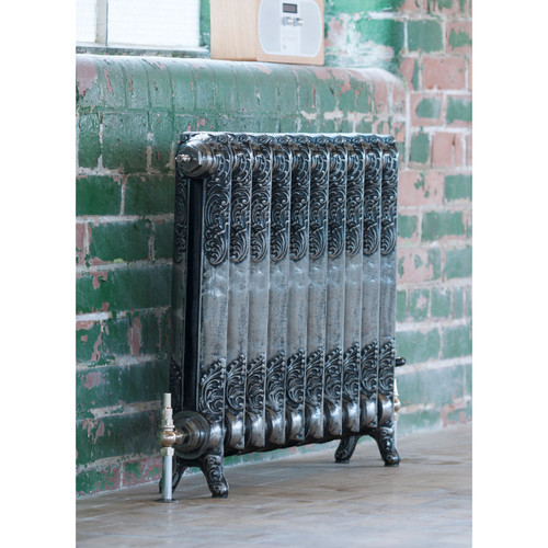 AR-RPRF660-2-LS00 - Arroll Rococo 2 Column Cast Iron Radiator H664mm x W1609mm