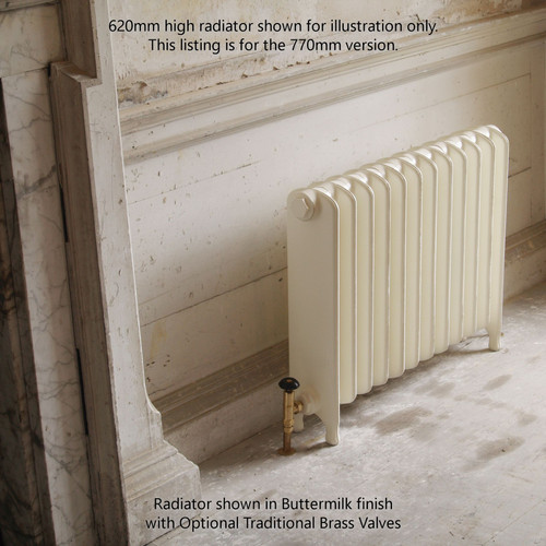 CA-ET770-LS00 - Carron Eton 1 Column Cast Iron Radiator H770mm x W2080mm