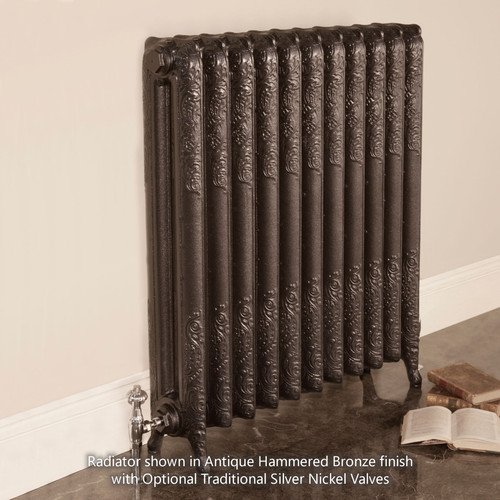 CA-R2960-LS00 - Carron Rococo 2 Column Cast Iron Radiator H960mm x W1275mm